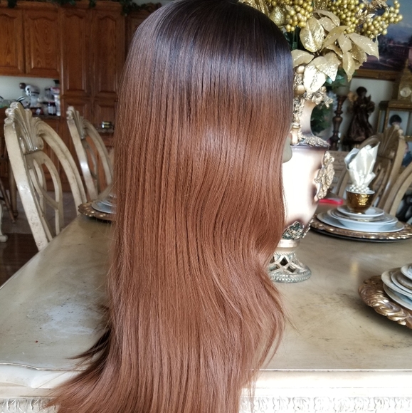 Ombre Brown Full Wig